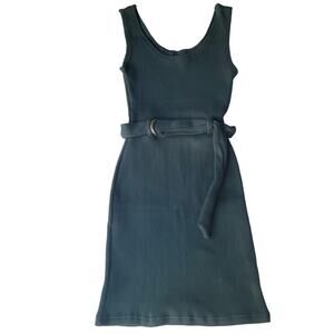 Triple Seven Women Sleeveless Sexy Knee-length Body Con Dress size L, Green